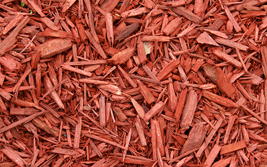 Red Mulch — bulk landscape material at Cheaper Than Dirt Landscape Supply