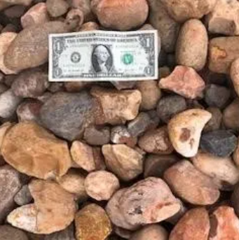 Peach Cobble 2"x4" — bulk landscape material at Cheaper Than Dirt Landscape Supply