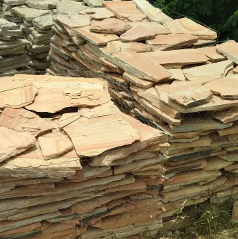 Pink Swirl Flagstone — bulk landscape material at Cheaper Than Dirt Landscape Supply