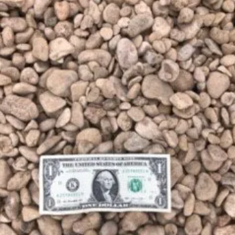 River Rock 1" — bulk landscape material at Cheaper Than Dirt Landscape Supply