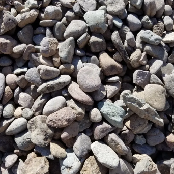 Sabine River Rock — bulk landscape material at Cheaper Than Dirt Landscape Supply